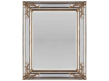 Maitland Smith Gold Veccio 41''W x 51''H Rectangular Wall Mirror MS815828