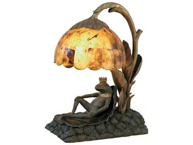 Maitland Smith Verdigris Antique Patina Brass Frog Prince And Table Lamp MS819017
