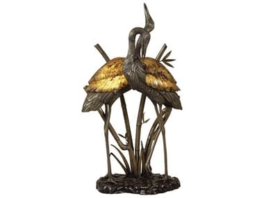 Maitland Smith Antique Brass Dark Bronze Marsh And Buffet Lamp MS819217