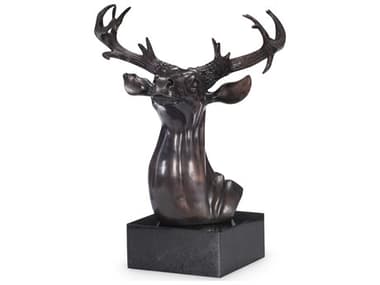 Maitland Smith Brass Stag Sculpture MS829510