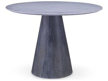 Maitland Smith Artisle 44" Round Wood Artic Grey Center Table MS834330