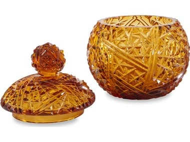 Maitland Smith Amber Crystal Candy Dish MS836021