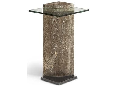 Maitland Smith Square Glass Grey End Table MS837632