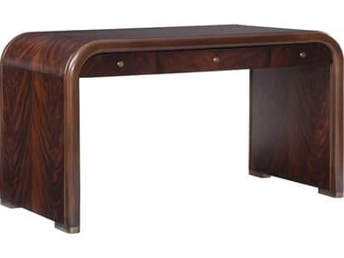 Maitland Smith Albers 55" Mahogany Brown Wood Writing Desk MS839155