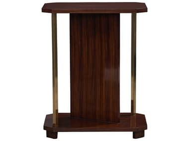 Maitland Smith Beirut Rectangular Rosewood Brass End Table MS841732