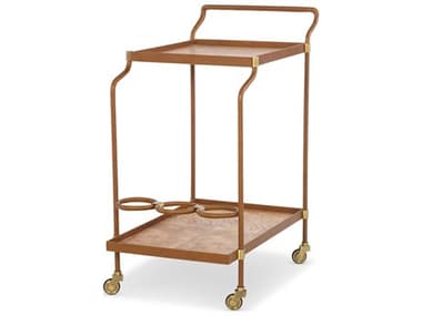 Maitland Smith Wood Brown Bar Cart MS846130