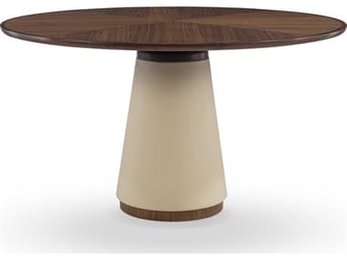 Maitland Smith Round Wood Dining Table MS848035