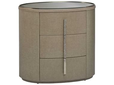 Maitland Smith 32" Wide 3-Drawers Beige Ensemble Nightstand MS880113