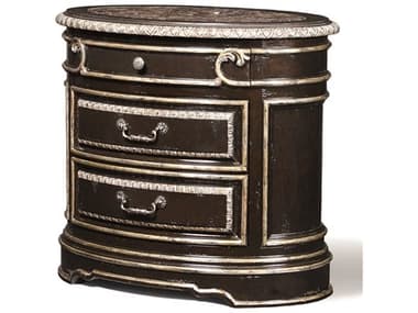 Maitland Smith Piazza San Marco 38" Wide 3-Drawers Brown Beech Wood Nightstand MS880412