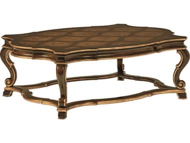 Maitland Smith 58" Wood Briar Coffee Table MS880501