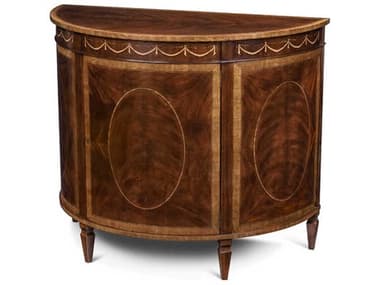 Maitland Smith 48" Wide Mahogany Movingue Chiffonier Brown Wood Accent Chest MS890109