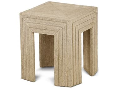 Maitland Smith Abaca 22" Square Natural End Table MS891006