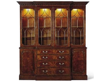 Maitland Smith Jessica 82'' Wide Mahogany Wood Display Cabinet MS891201