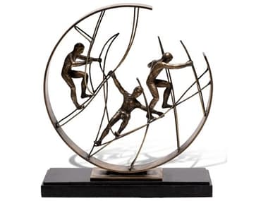 Maitland Smith Brass Dynamic Climbers Sculpture MS891812