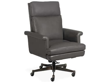 Maitland Smith Leather Adjustable Swivel Tilt Executive Desk Chair MSRA1280STQUAGRA
