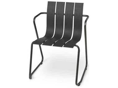 Mater Outdoor Ocean Black Recycled Plastic Lounge Chair MTO09301