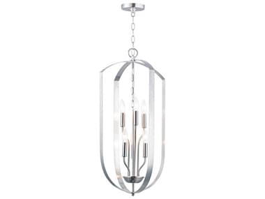 Maxim Lighting Provident 6-Light Satin Nickel Chandelier MX10039SN