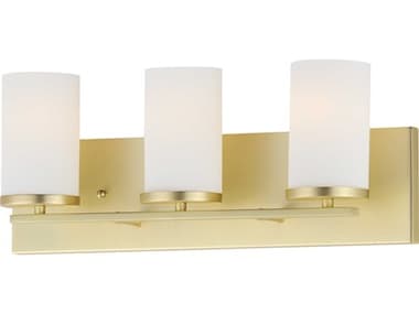 Maxim Lighting Lateral 3-Light Satin Brass Vanity Light MX10283SWSBR