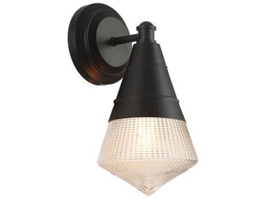 Maxim Lighting Hargreaves 1-Light Black Wall Sconce MX10391PRBK