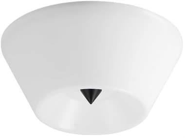 Maxim Lighting Tack 1-Light Black White Flush Mount MX11150WTBK