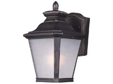 Maxim Lighting Knoxville & Frosted Seedy Glass 7'' Incandescent Outdoor Wall Light MX1123FSBZ