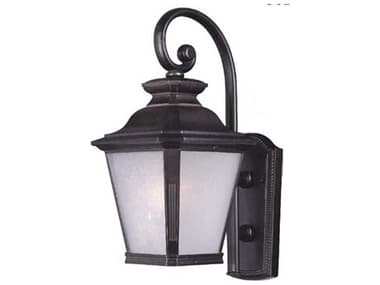 Maxim Lighting Knoxville & Frosted Seedy Glass 9'' Incandescent Outdoor Wall Light MX1125FSBZ