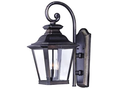Maxim Lighting Knoxville with Clear Glass 3 - Light Outdoor Wall Light MX1135CLBZ