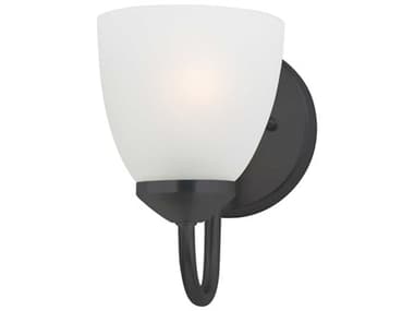 Maxim Lighting Axis 1-Light Black Wall Sconce MX11381FTBK