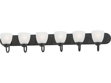 Maxim Lighting Axis 6-Light Black Vanity Light MX11386FTBK