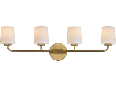 Maxim Lighting Durham 4-Light Natural Aged Brass Vanity Light MX12694WTNAB