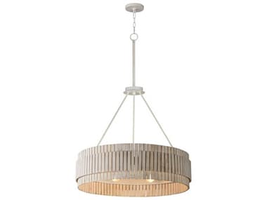 Maxim Lighting Satori 6-Light Ecru Off White Round Chandelier MX14456WWTEC