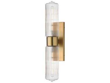 Maxim Lighting Kasbah 2-Light Satin Brass Wall Sconce MX15192CRSBR