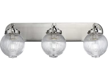 Maxim Lighting Kasbah 3-Light Satin Nickel Vanity Light MX15193CRSN