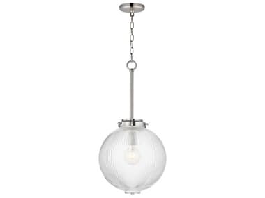 Maxim Lighting Kasbah 1-Light Satin Nickel Globe Mini Pendant MX15194CRSN