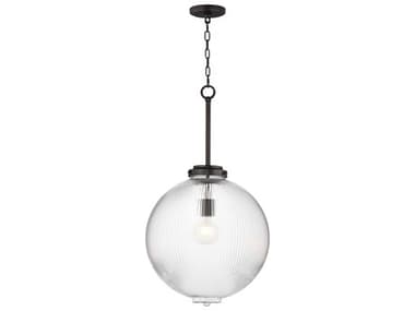 Maxim Lighting Kasbah 1-Light Oil Rubbed Bronze Globe Pendant MX15196CROI