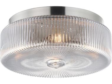 Maxim Lighting Kasbah 4-Light Satin Nickel Round Flush Mount MX15199CRSN