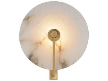 Maxim Lighting Quarry 1-Light Natural Aged Brass Wall Sconce MX18201WANAB