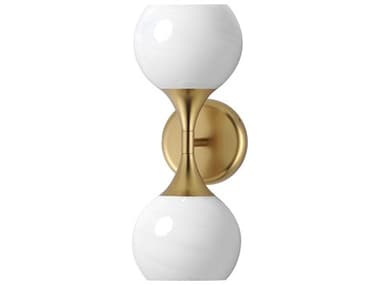 Maxim Lighting Neve 2-Light Natural Aged Brass Wall Sconce MX21222MRNAB