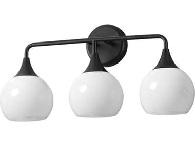 Maxim Lighting Neve 3-Light Black Vanity Light MX21223MRBK