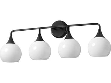 Maxim Lighting Neve 4-Light Black Vanity Light MX21224MRBK