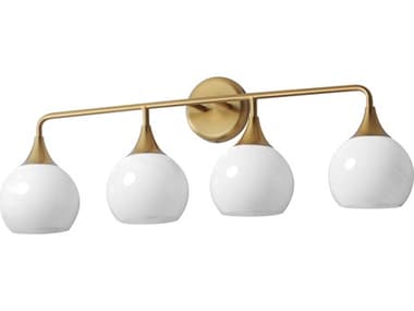 Maxim Lighting Neve 4-Light Natural Aged Brass Vanity Light MX21224MRNAB