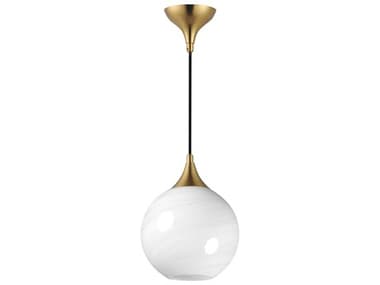 Maxim Lighting Neve 1-Light Natural Aged Brass Globe Mini Pendant MX21226MRNAB