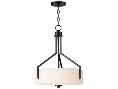 Maxim Lighting Dart 3-Light Black Drum Pendant MX21287SWBK