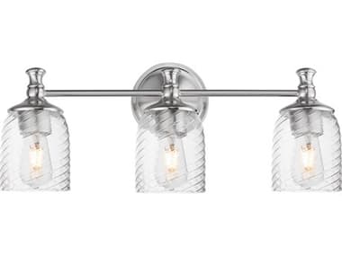 Maxim Lighting Swirl 3-Light Satin Nickel Traditional Vanity Light MX21353CRSN