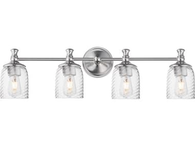 Maxim Lighting Swirl 4-Light Satin Nickel Traditional Vanity Light MX21354CRSN