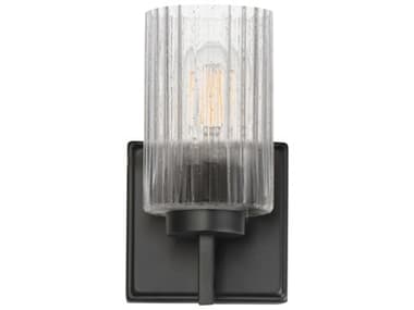 Maxim Lighting Rigata 1-Light Black Wall Sconce MX21371CRBK