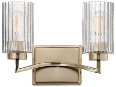 Maxim Lighting Rigata 2-Light Satin Champagne Brass Vanity Light MX21372CRSCH