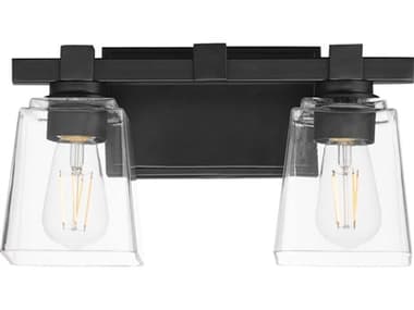 Maxim Lighting Cubos 2-Light Black Vanity Light MX21382CLBK