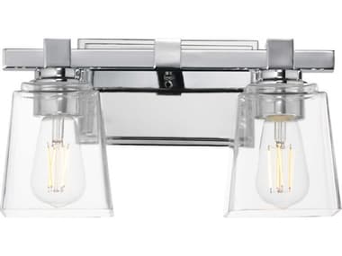 Maxim Lighting Cubos 2-Light Polished Chrome Vanity Light MX21382CLPC