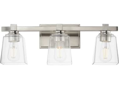 Maxim Lighting Cubos 3-Light Satin Nickel Vanity Light MX21383CLSN